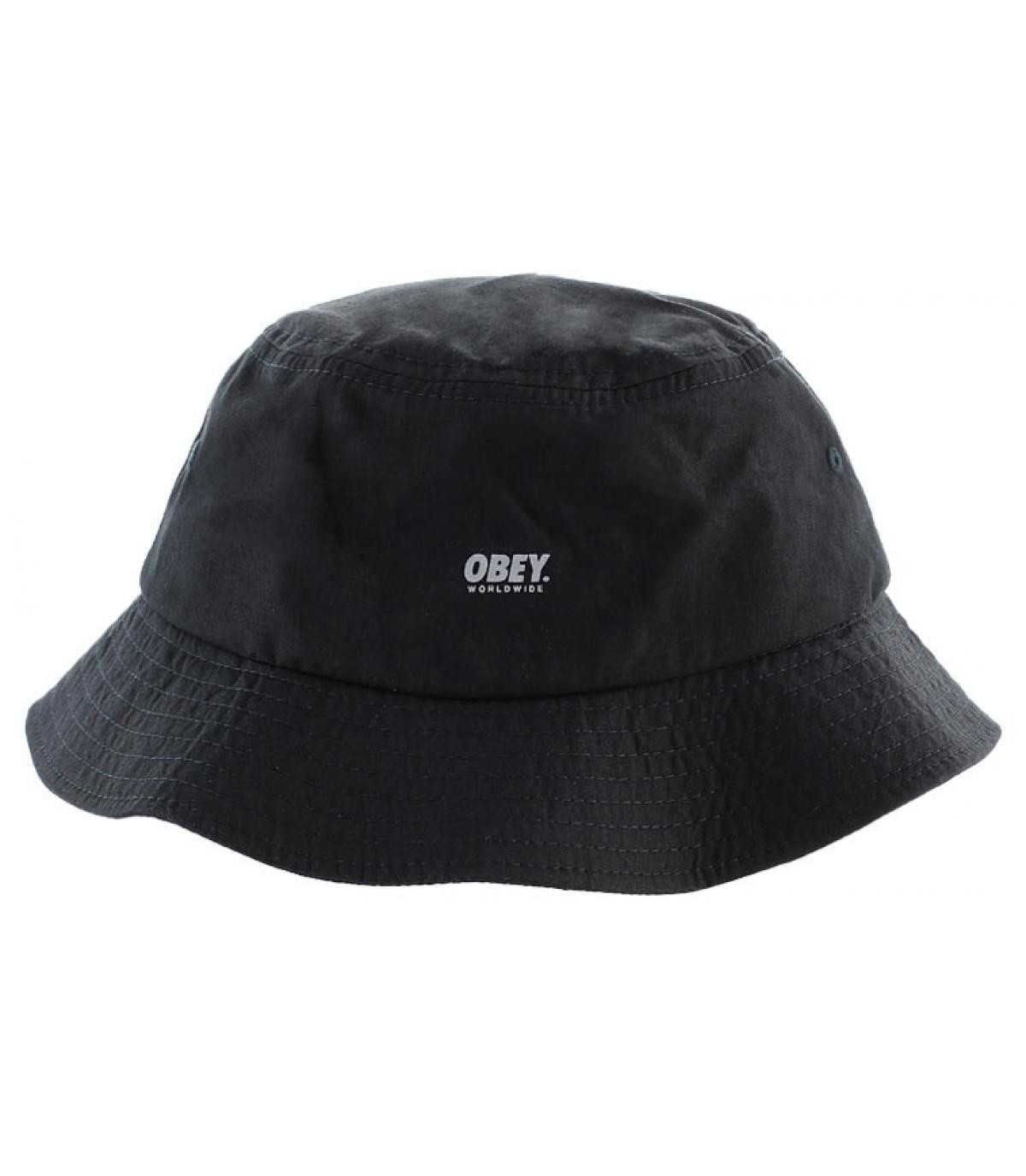Schwarzer Obey Fischerhut Traverse Fischerhut schwarz Schwarzer Obey Fischerhut Traverse Fischerhut schwarz
